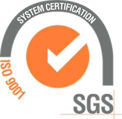 Selo do Certificado ISO 9001 da SGS